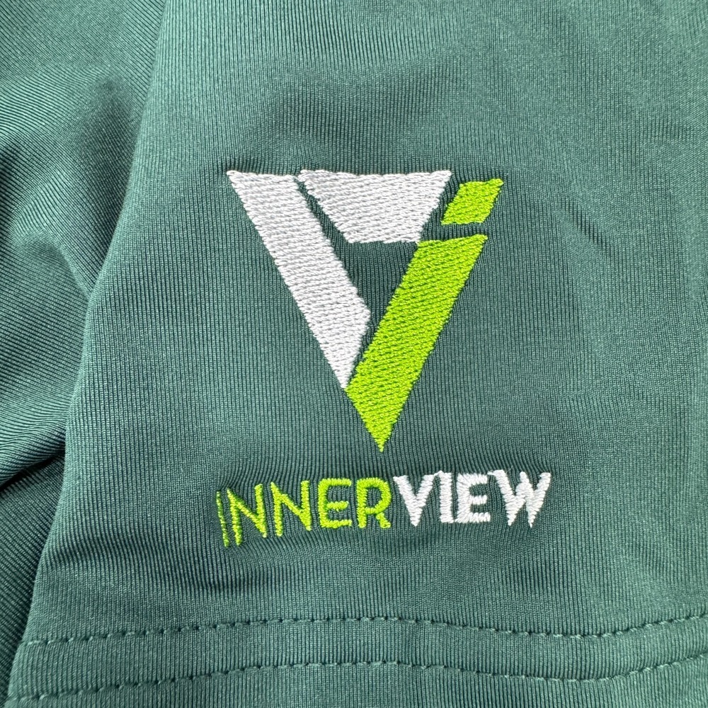 Footjoy Polo Shirt XL Golf Green Casual Mens InnerView - Picture 7 of 8